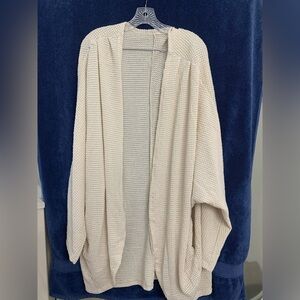 NWOT Cozy Cream Knit Sweater 5X